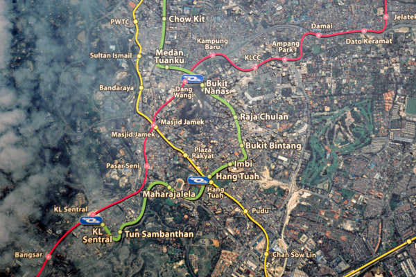 Kuala Lumpur transit map