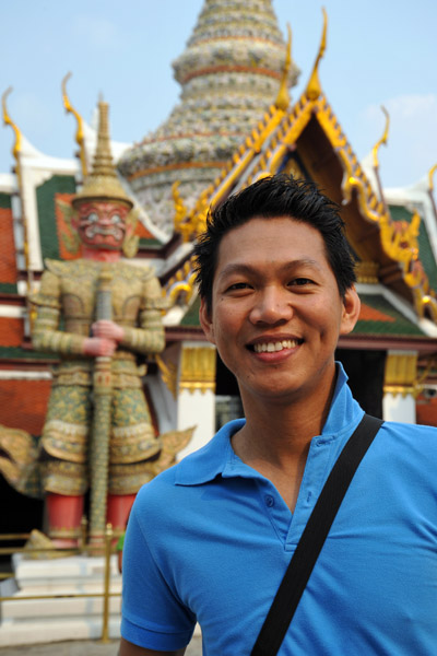 Dennis at Wat Phra Kaeo