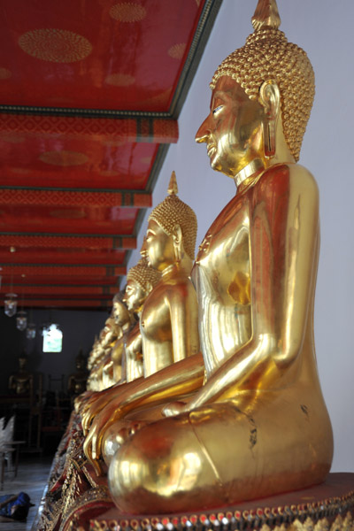 Buddha statues, Wat Pho