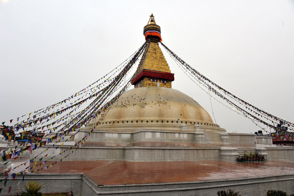Bodhnath Stupa from Boudha Kitchen