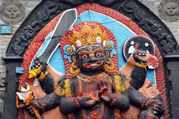 Kala (Black) Bhairab, Shiva, Durbar Square, Kathmandu