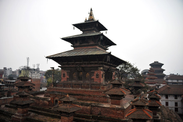Taleju Temple from the rooftop terrace cafe off Durbar Square