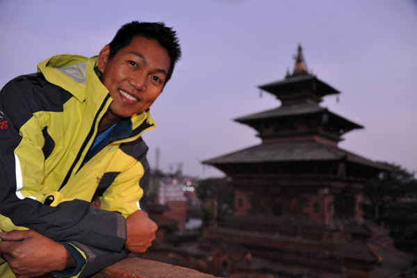 Dennis and the Taleju Temple, Durbar Square