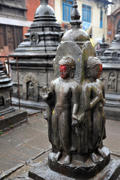 Buddha statues at Swayambhunath