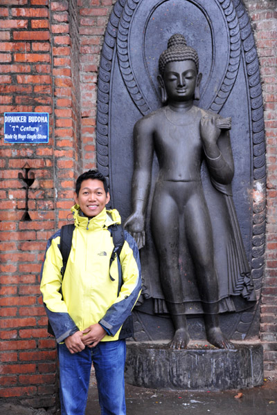 Dennis at Swayambhunath