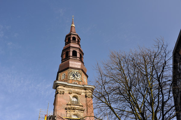 St. Katharinen Kirche after the polishing of the spire