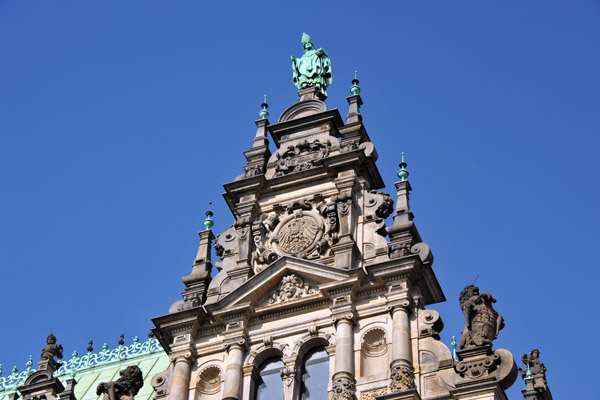 Detail of Hamburg's Rathaus - City Hall
