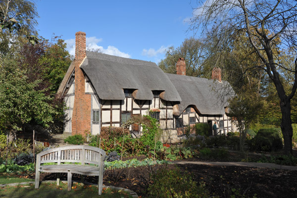 Anne Hathaway's Cottage, the childhood home of William Shakespeare's wife