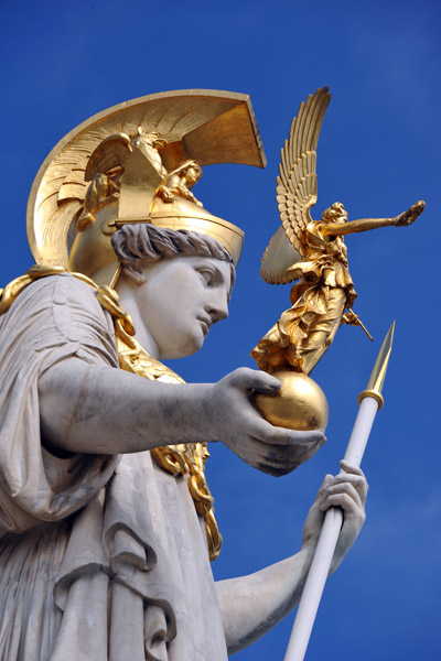 Pallas Athena, loosely based on the Athena Parthenos by Phidias 