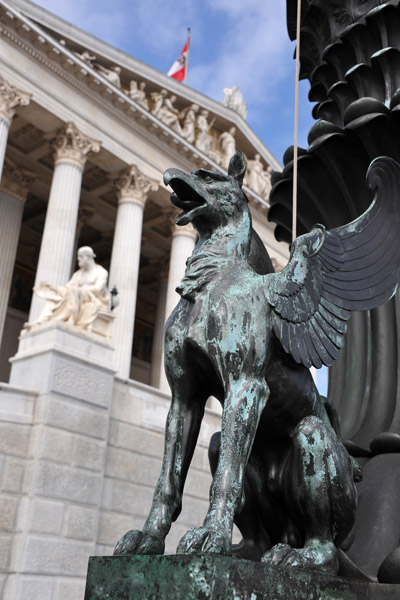 Griffin (Greif) at the Austrian Parliament