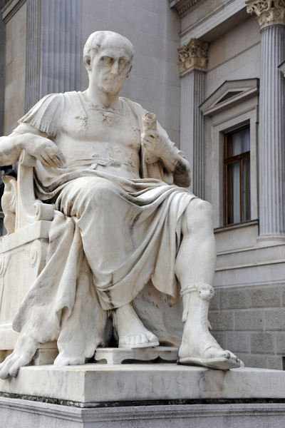 Julius Caesar (100 BC-44 BC), Austrian Parliament