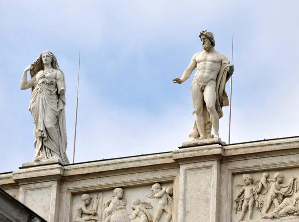 Allegory of Fishing on the right, Fischerei, Austrian Parliament