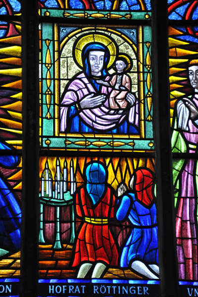 Votivkirche - Stained Glass Window donated by Hofrat Röttinger
