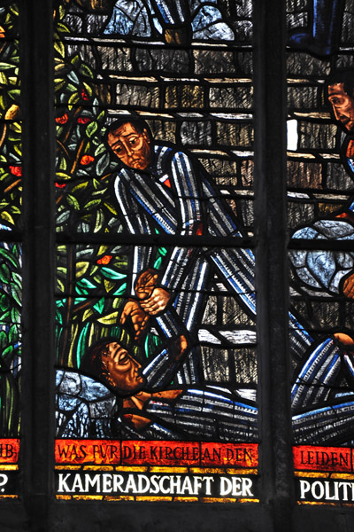 Votivkirche Window - Political Persecution during the Nazi period