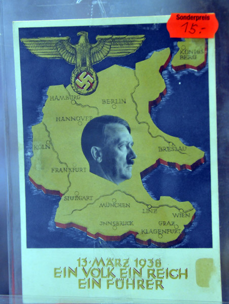 Postcard from the Nazi Anschluss of Austria
