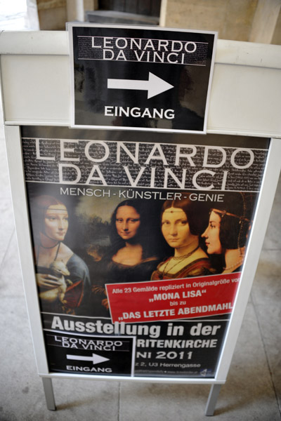 Leonardo Da Vinci exhibition at the Minoritenkirche