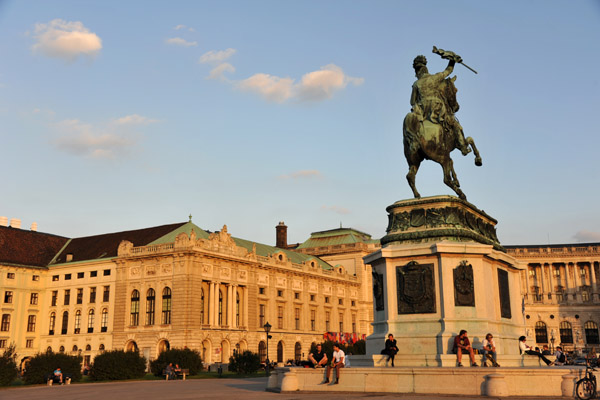 Archduke Carl, Heldenplatz, Neue Burg, Vienna