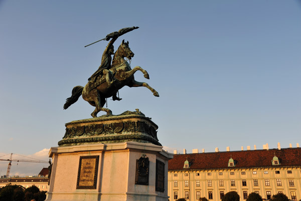 Erzherzog Karl, Heldenplatz, Neue Burg, Wien