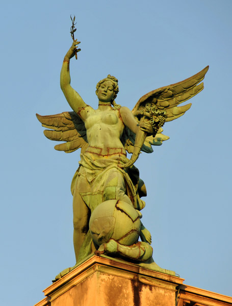Angel atop of the Neue Burg, Wiener Hofburg