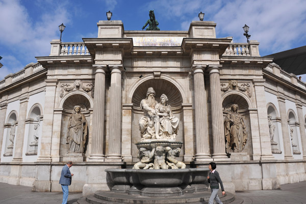 Danubius fountain - Albrechtsbrunnen, Albertina