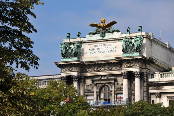 Neue Burg, Burggarten, Vienna Hofburg