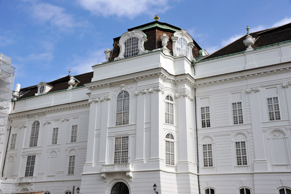 West façade of the Österreiche Nationalbibliothek