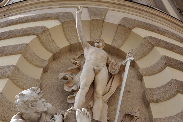 Power on Land fountain, St. Michael's Wing