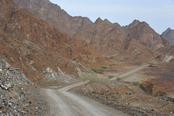 Road from Hatta Pools to Ray and Shuwayhah, Oman