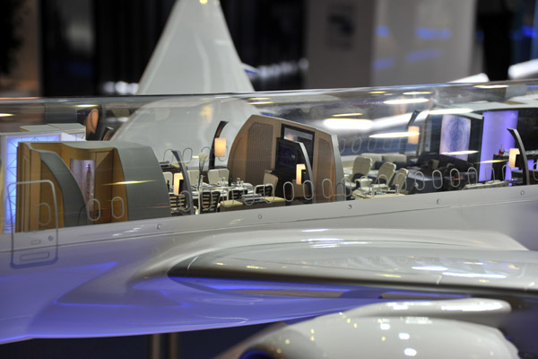 Lufthansa Technik - model of a corporate interior