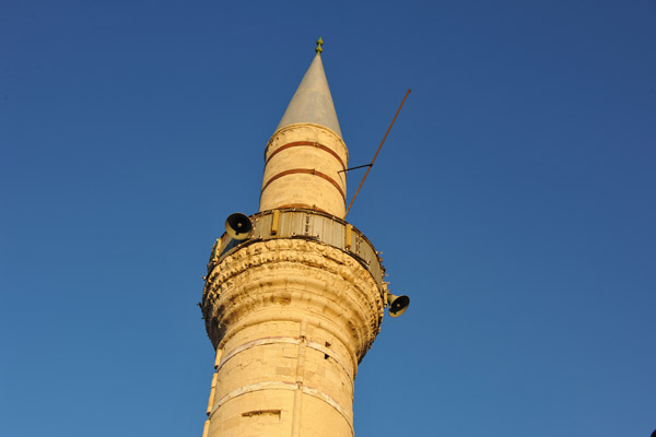 The historic mosques now on the Greek side of the island show how this was once a mixed community