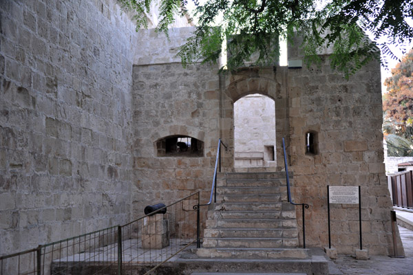Entrance to the medieval castle of Limassol, now a museum