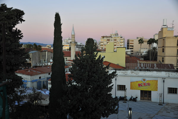 Limassol Castle is surrounded by a pedestrian zone with several bars and restaurants