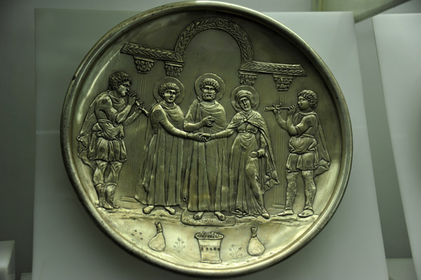 Silver plate - Limassol Castle Museum