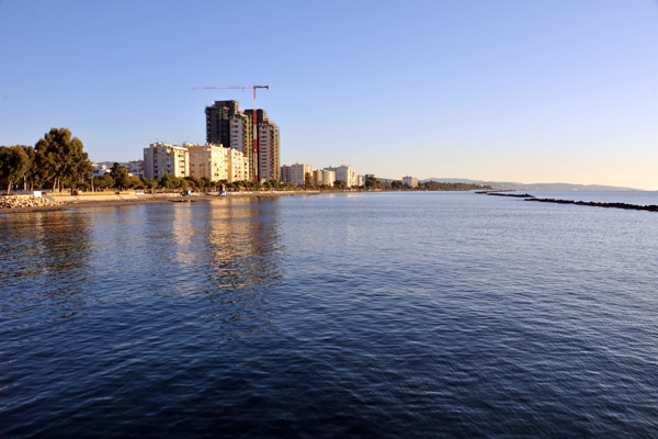 Looking east from the pier - Limassol