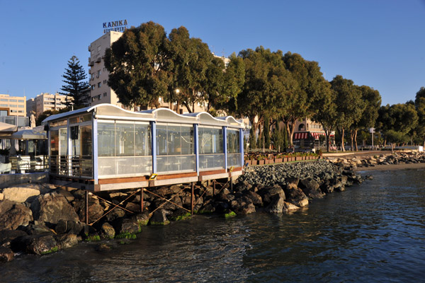Seaside restaurant across from Kanika Enaerios Complex, Limassol