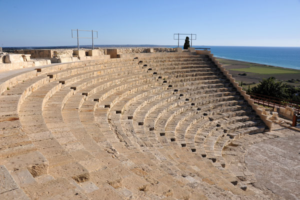 The Ancient Theatre of Kourion, built during the Hellenistic period - 2nd C. BC