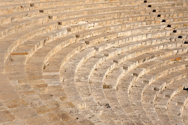 The Theater of Kourion was restored during the reign of the Emperor Augustus 