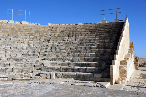 The theater was modified again during the reign of Nero, ca 65 AD, taking on its final shape and size