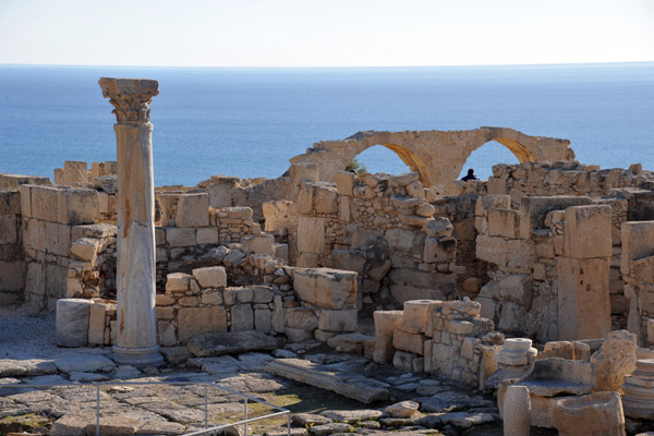 The ruins of Kourion were rediscovered in 1876
