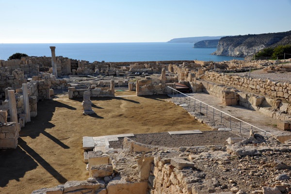 Ruins of the ancient basilica of Kourion, an early Christian site