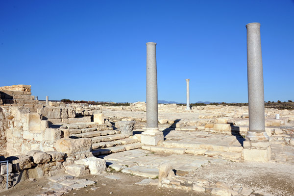 Columns of the ancient Agora, Kourion