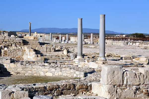 Ruins of the Agora of ancient Kourion