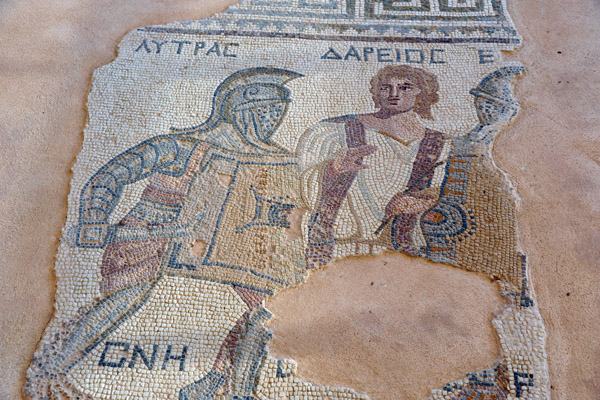House of the Gladiators Mosaic - Lytras and Darius