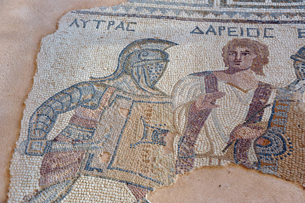 Kourion Mosaic - House of the Gladiators - Lytras and Darius