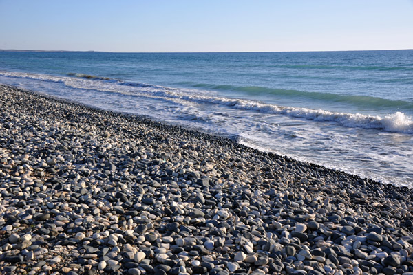 Kourion Beach, hardly a white sand paradise