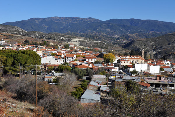 Omodos, the wine capital of Cyprus, a village in the Trodos Mountains