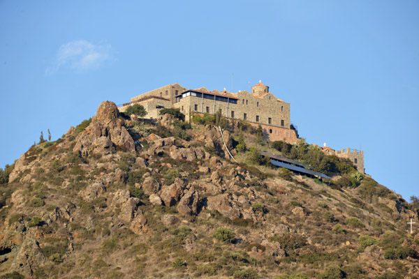 Stavrovouni was founded in 327 AD, but the present buildings seem to be much newer