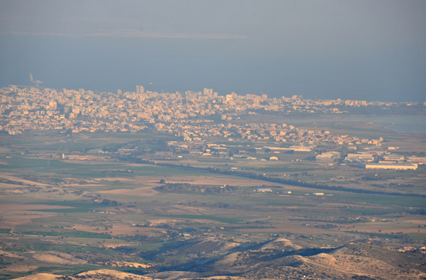 View of Larnaca from the summit of Stavrovouni