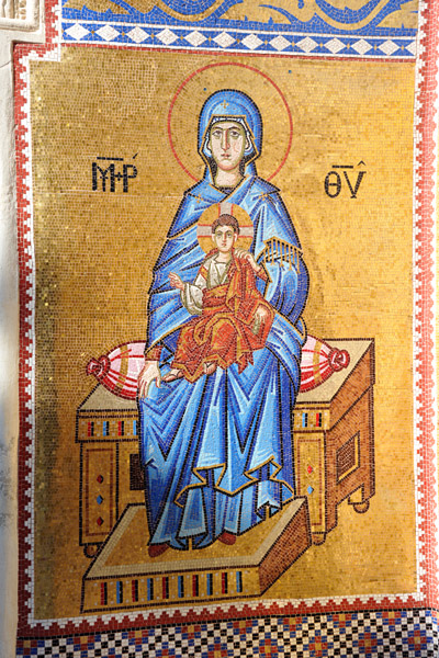 Mosaic of the Virgin and Child, Kykkos