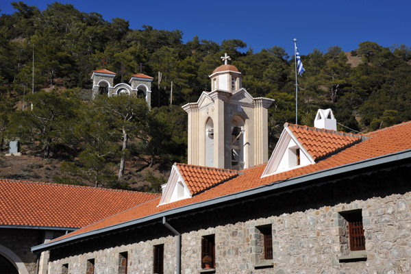 First courtyard - Kykkos Monastery